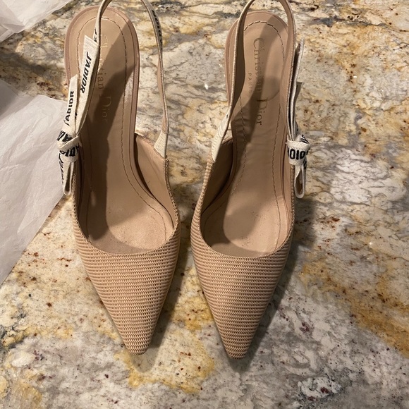 Dior J’adior Nude Slingback Pump in 39 1/2 - 9.5 - Picture 12 of 16